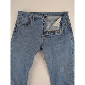 Men's 35x30 Levi’s 501 Button Fly Straight Leg Denim Jeans 35 x 30